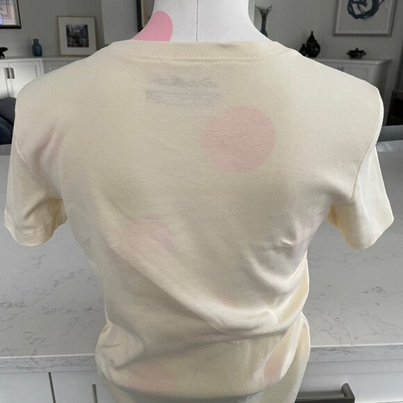 Eddie Bauer Casual SS Crew Neck Cotton Poly Blend TShirt Top Pale Yellow Sz M - Picture 4 of 8